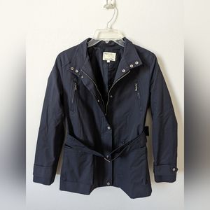 Korean Brand Zip-up Belted Coat